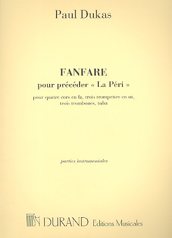 Fanfare pour preceder La Peri