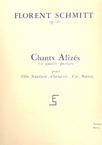 Chants Alizés op.125 en quatre parties