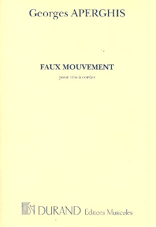 Faux mouvement pour violon, alto