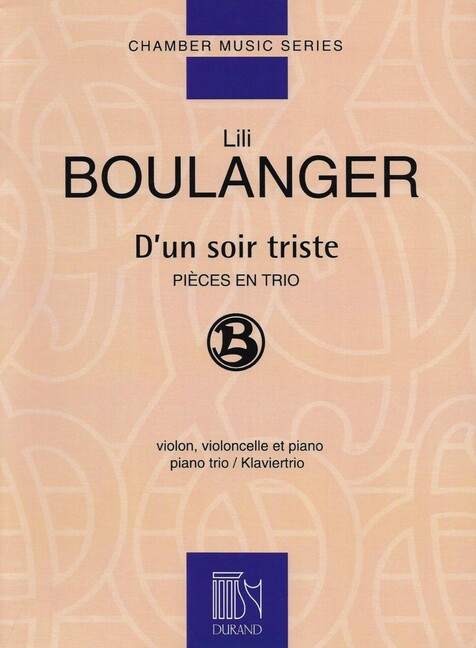 D'un soir triste pour violon, violoncelle