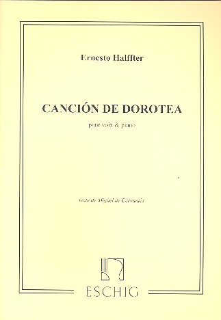 Canción de Dorotea pour voix et piano