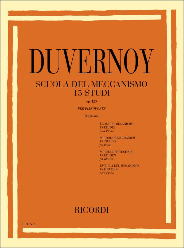 Scuola del mecanismo - 15 studi op.120