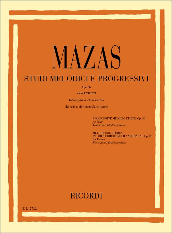 Studi melodici e progressivi Op.36 vol.1