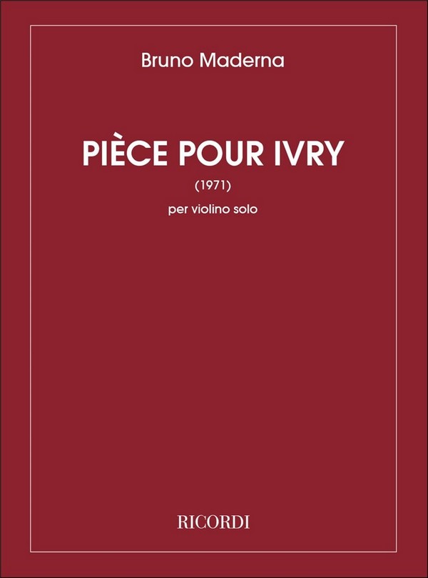 Pièce pour Ivry