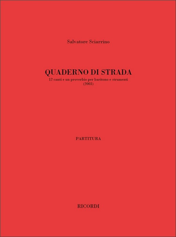 Quaderno di Strada (2003)