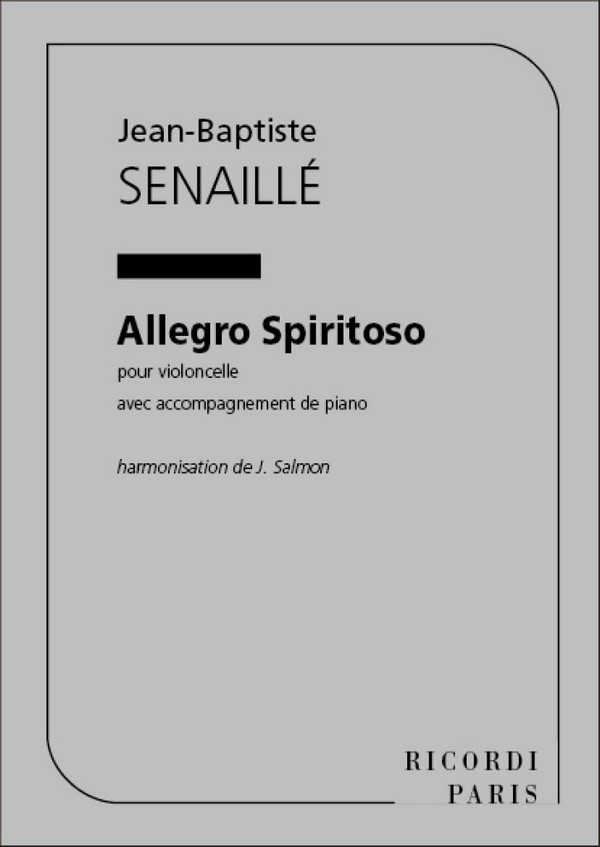 Allegro Spiritoso pour violoncelle et