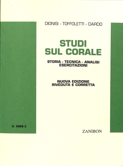 Dionisi  Studi Sul Corale