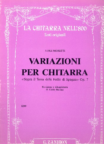 Variazioni sopra Il tema delle Follie Di Spagna op.7