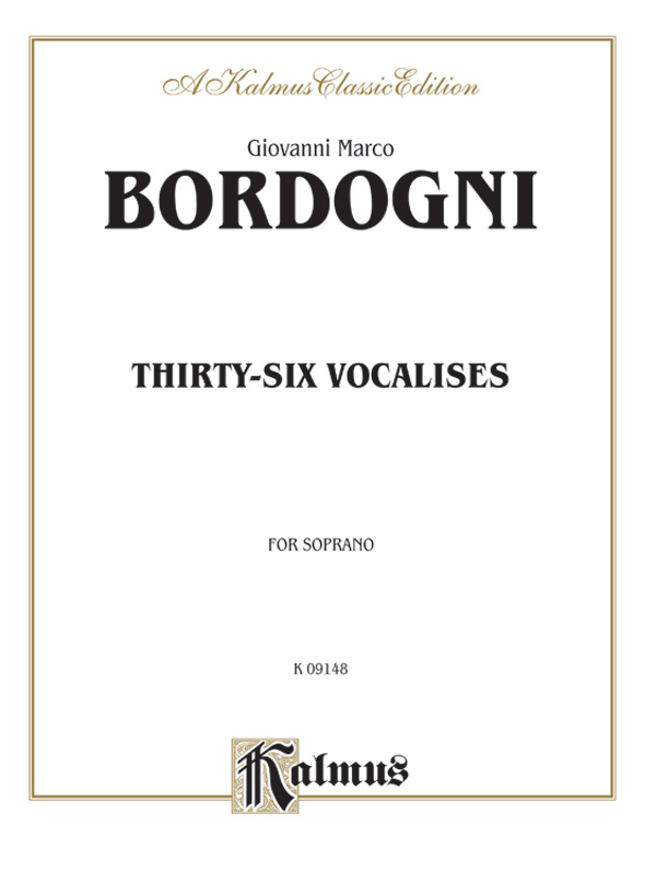36 vocalises for soprano