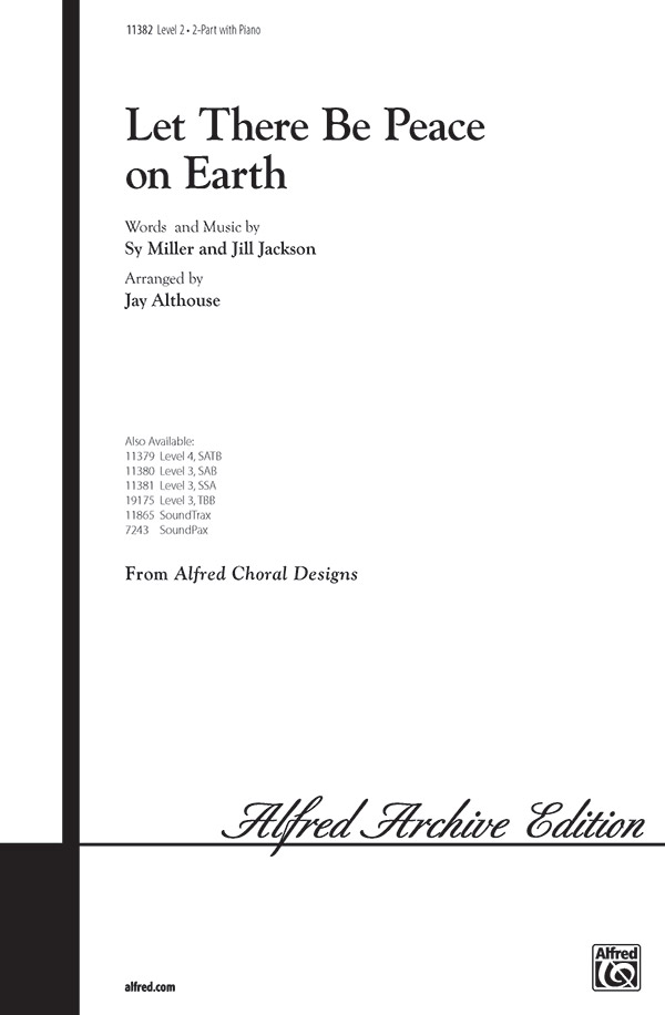 Miller, Jackson, Althouse Let There Be Peace on Earth (2 part)