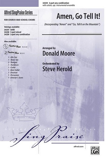 Amen, Go Tell It! 2Pt (any combination)