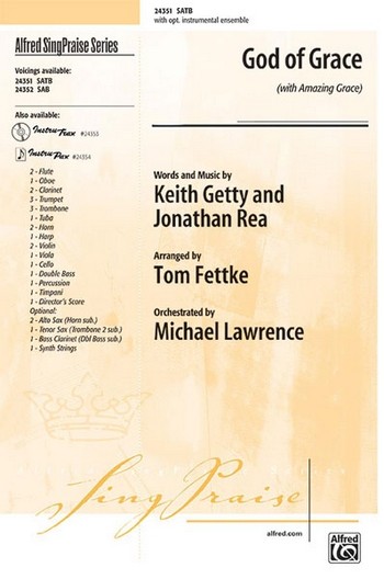 Arranger God Of Grace (With Amazing Grace) SATB