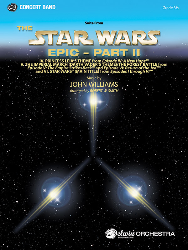 Williams, J arr. Smith, R.W Star Wars Epic: Part II (concert band)