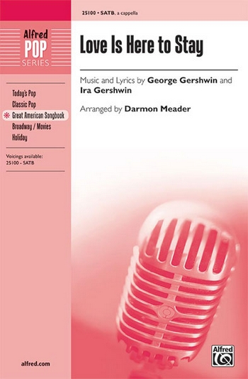 Gershwirr Meader Love Is Here to Stay SATB a cappella