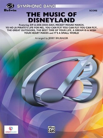 Brubaker, Jerry (arranger) Disneyland, The music of (concert band)