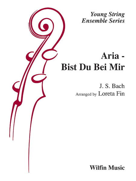 arr. Fin Aria -- Bist Du Bei Mir Score