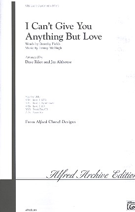 I can't give You Anything but Love for