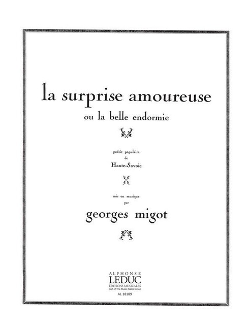 La surpirse amoureuse ou la belle endormie