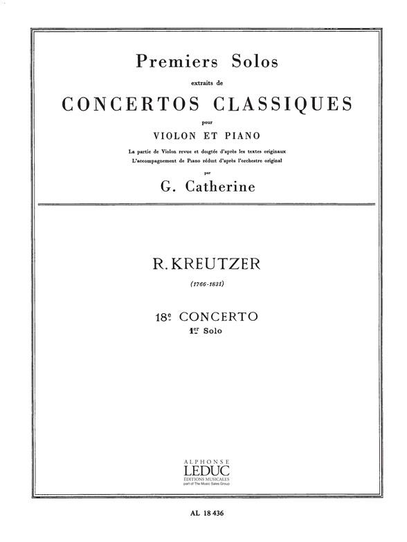 Concerto no.18 1er Solo