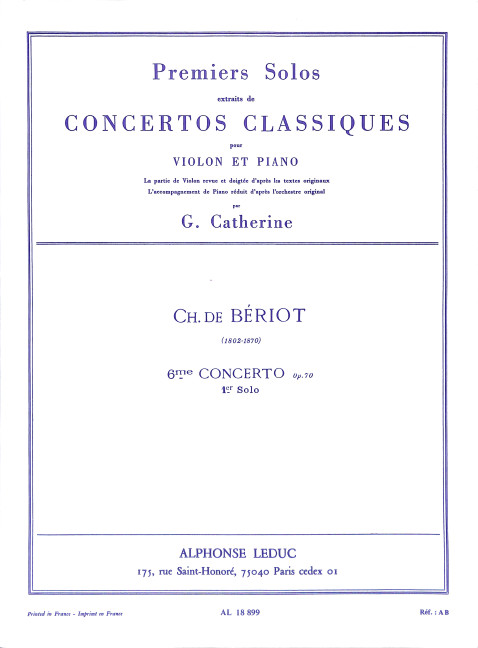 6me Concerto op.70 1er Solo