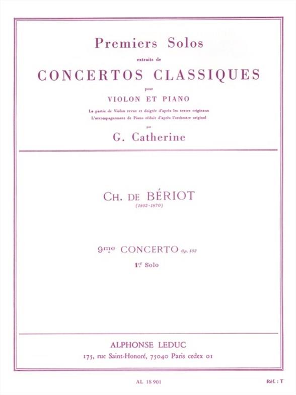 BERIOT DE./CATHERINE PREMIER SOLO EXTRAIT
