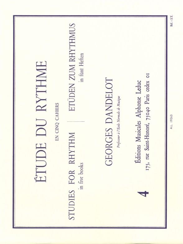 Étude du Rythme vol.4
