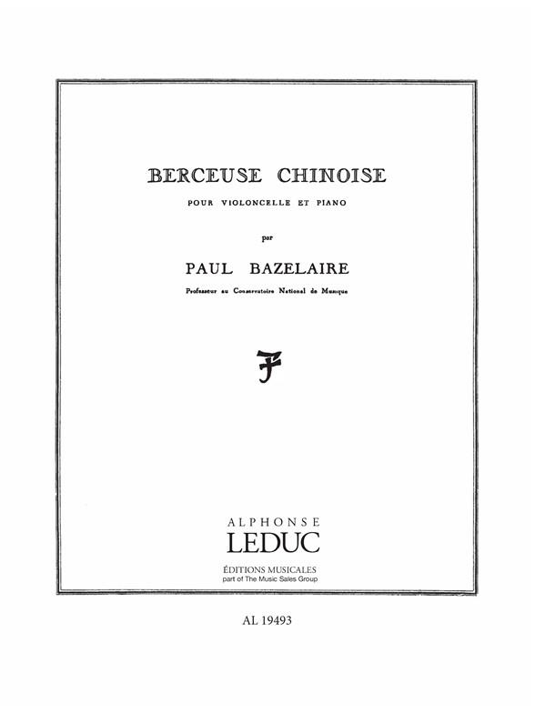 Berceuse chinoise op.115