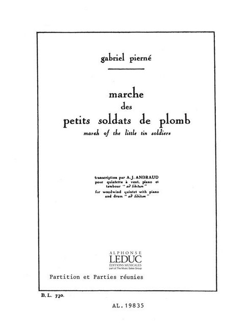Marche des petits soldats de plomb op.14,6 pour flûte,