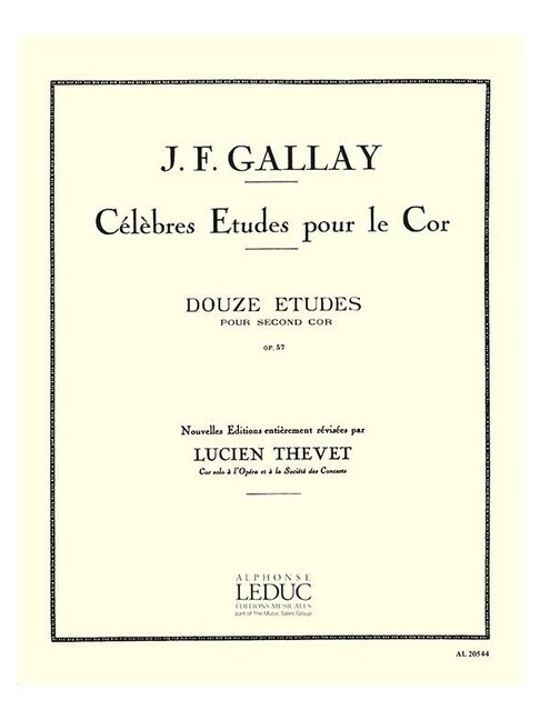 12 Etudes op.57 pour second cor