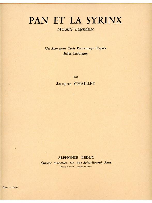 Pan et la Syrinx
