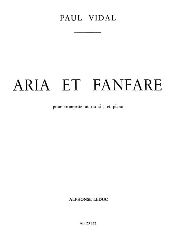 Aria et fanfare