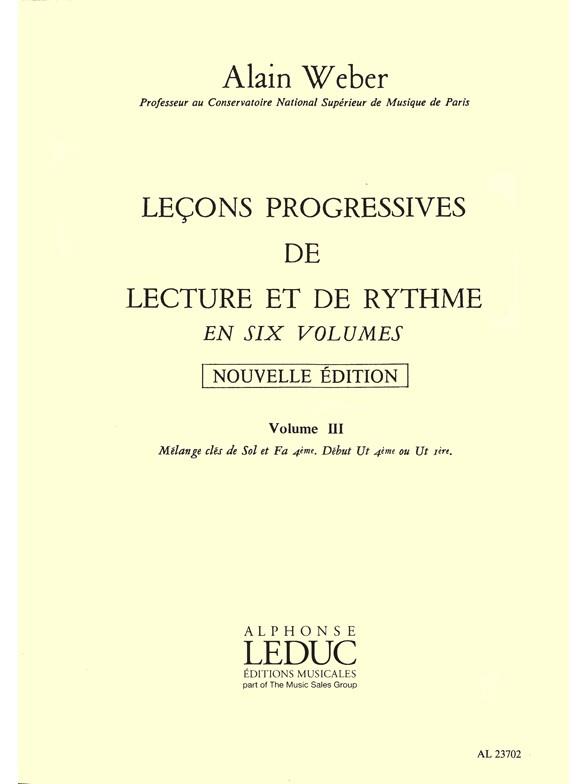 Lecons progressives de Lecture et de Rythme Vol. 3