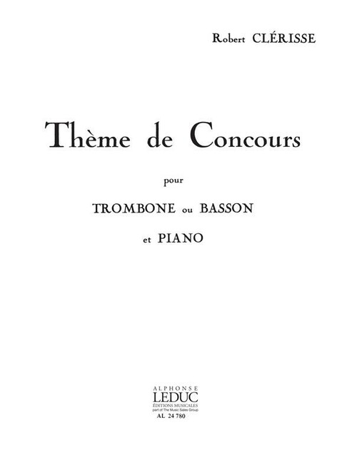 Thème de concours pour trombone