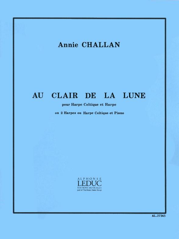 Au clair de la lune pour harpe