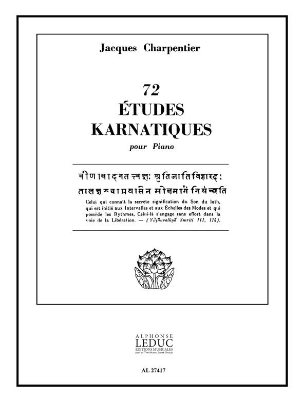 72 Études karnatiques vol.9 (nos.49-54)