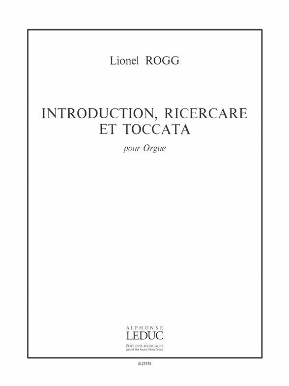 introduction, Ricercare et Toccata