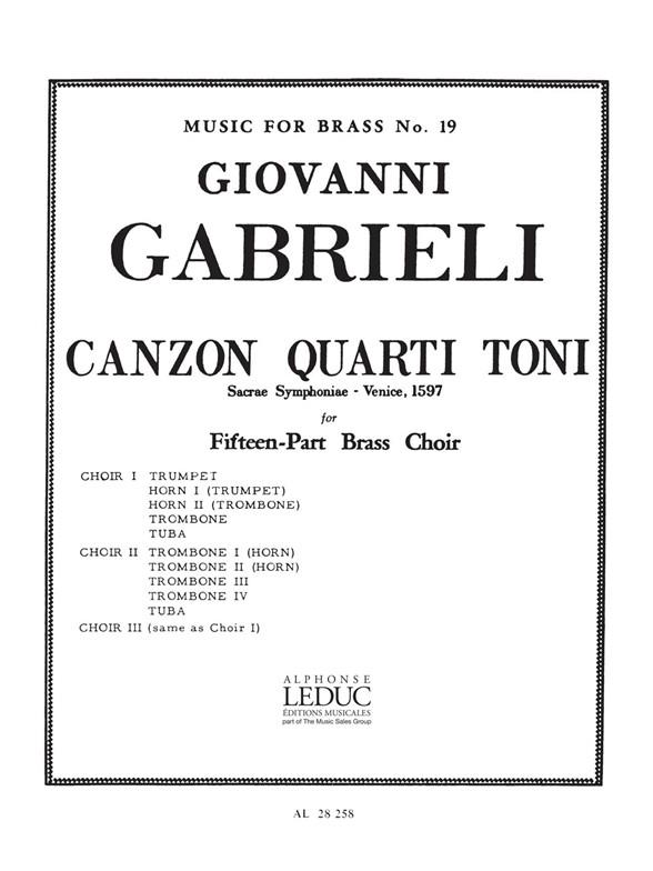 Canzon Quarti Toni