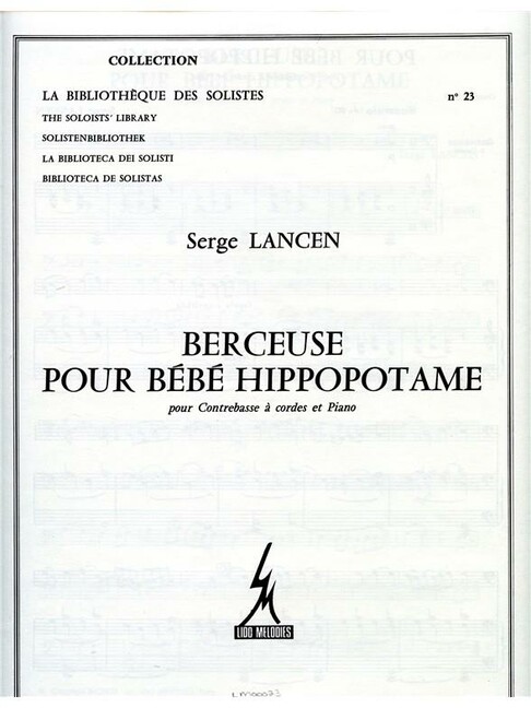 Berceuse pour bébé hippopotame