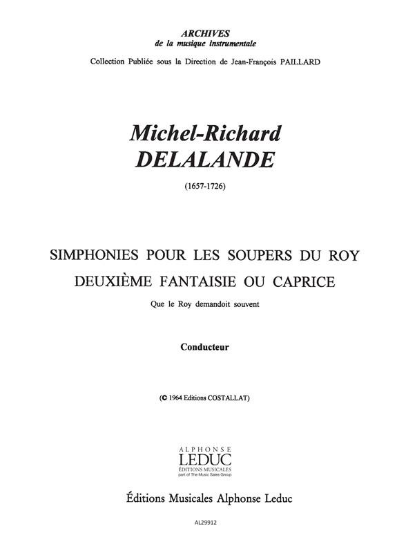 Caprice no.2 des Symphonyes pour les soupers du roy
