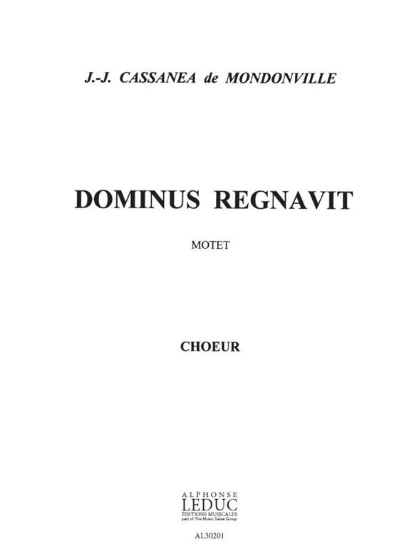 Dominus regnavit