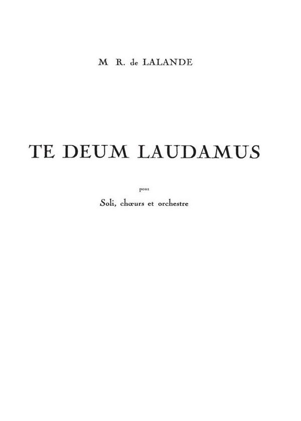 Te Deum Laudamus