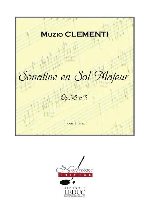 CLEMENTI M. SONATINE EN SOL MAJEUR OP36N05