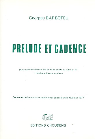 Prélude et cadence