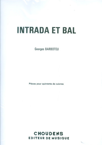 Intrada et bal pour 2 trompettes,