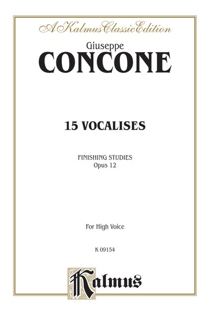 15 Vocalises - Finishing Studies op.12