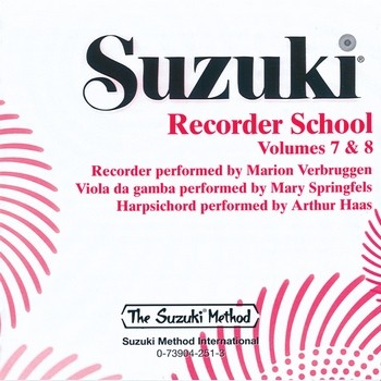 Suzuki Recorder School vol.7 & 8