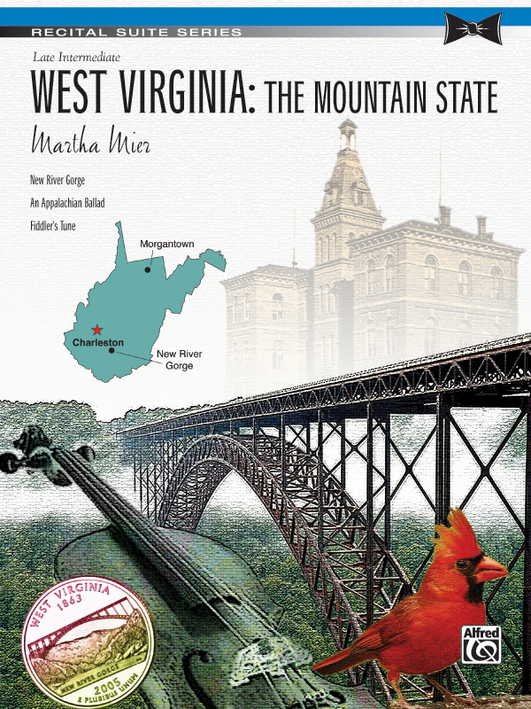 West Virginia The Mountain State (piano)