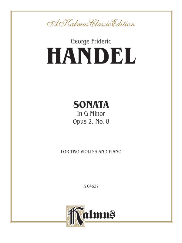 Sonata in G Minor op.2,8