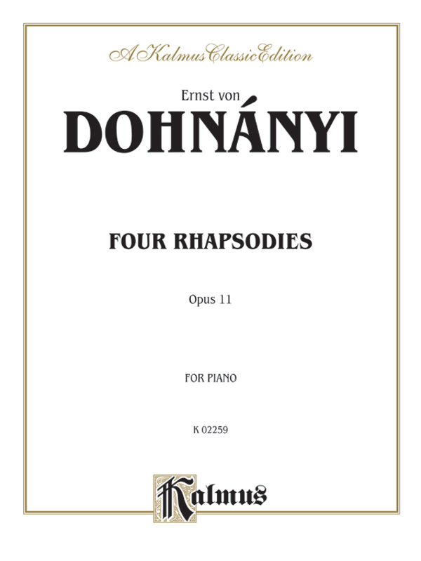 4 Rhapsodies op.11