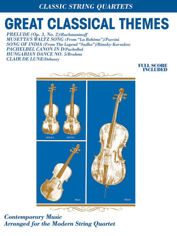 Great Classical Themes Str Qrt